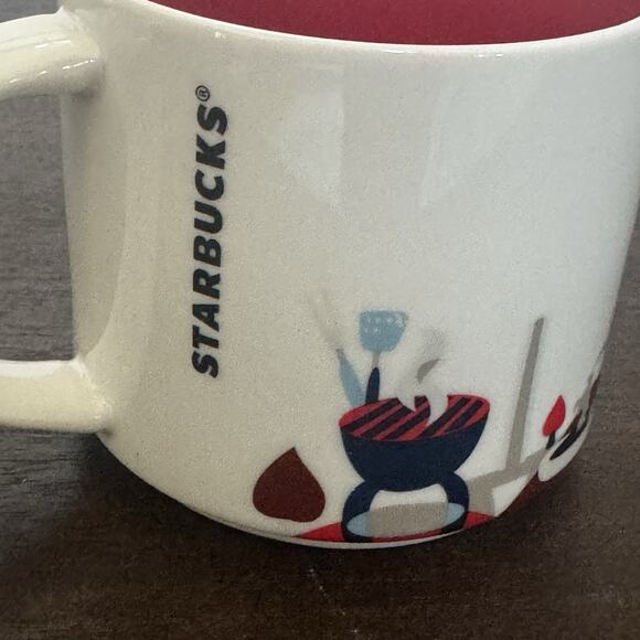 Starbucks Kansas City Coffee Mug Cup 14 0z You Are Here Collection 2015 BBQ - Picture 8 of 12